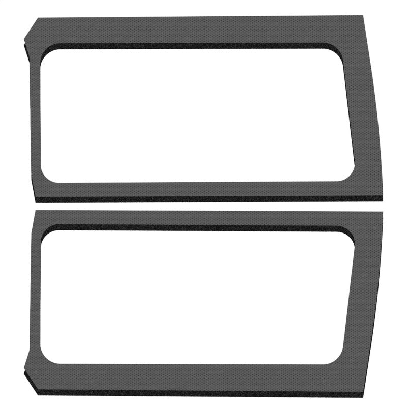 DEI 50271 fits Jeep 18-23 Wrangler JL 2-Door Boom Mat Rear Side Window Trim - 2