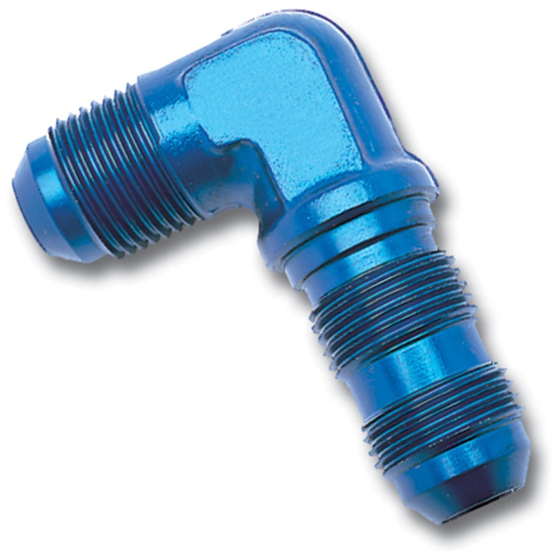 Russell 661240 Performance -4 AN 90 Degree Flare Bulkhead (Blue)