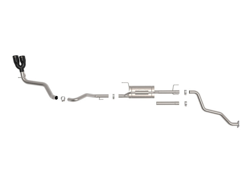 AFE 49-36078-B fits Toyota Tacoma L4-2.4L (t) Vulcan Series 2.5in to 3in Cat-Ba