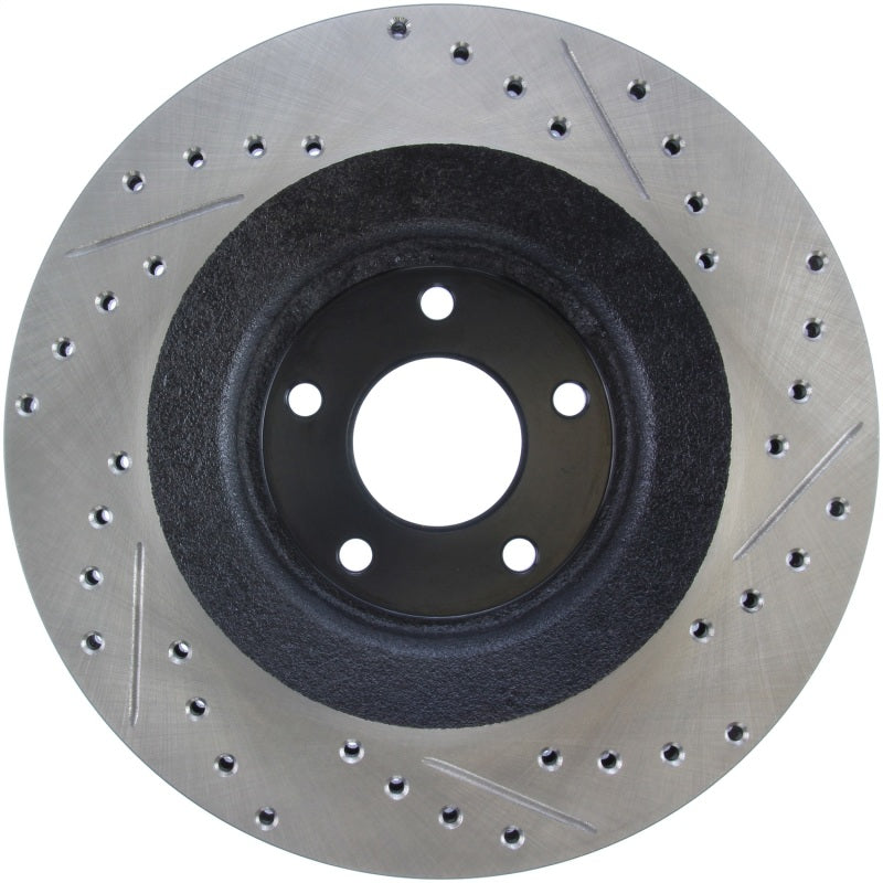 Stoptech 127.63072R Slotted & Drilled Sport Brake Rotor