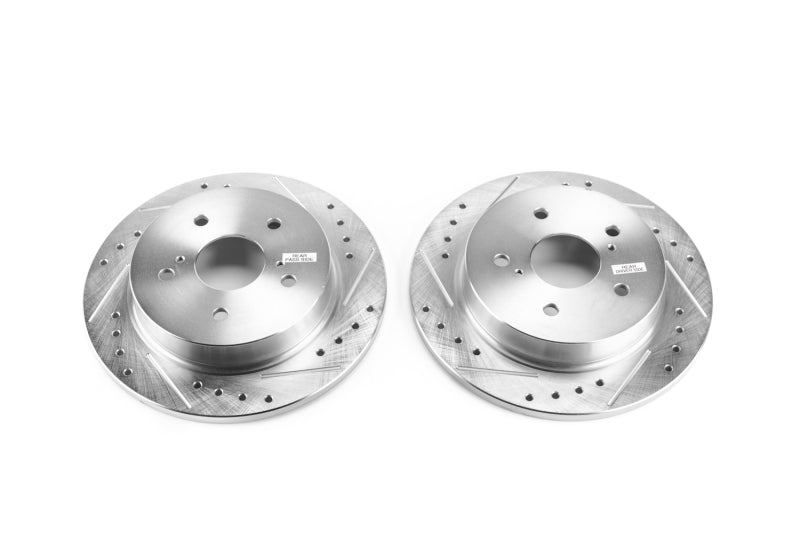 PowerStop fits Suzuki 10-13 Kizashi Rear Evolution Drilled & Slotted Rotors -