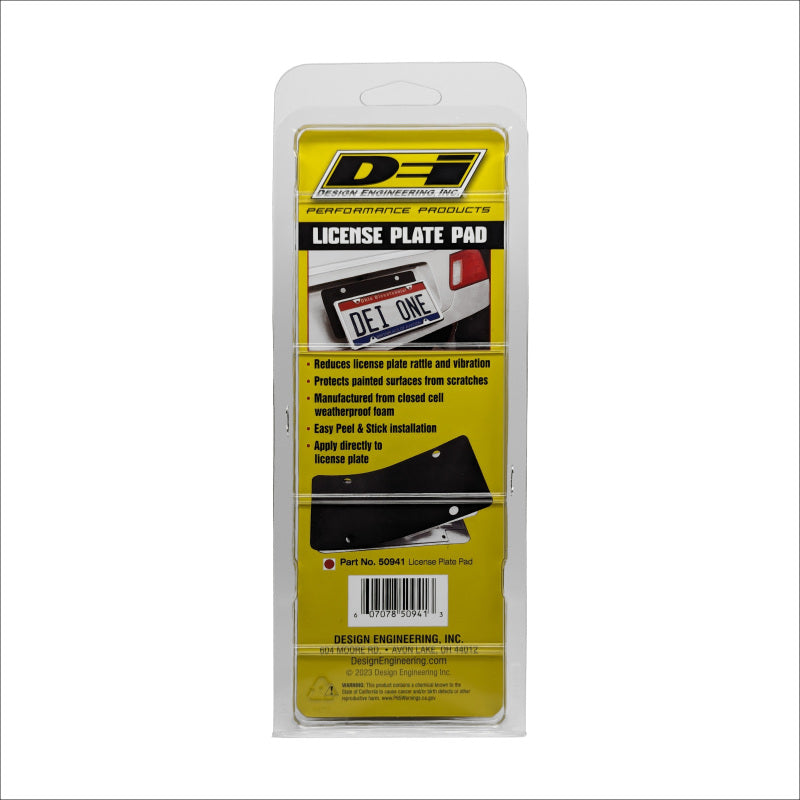 DEI 50941 License Plate Pad - 2 Pack