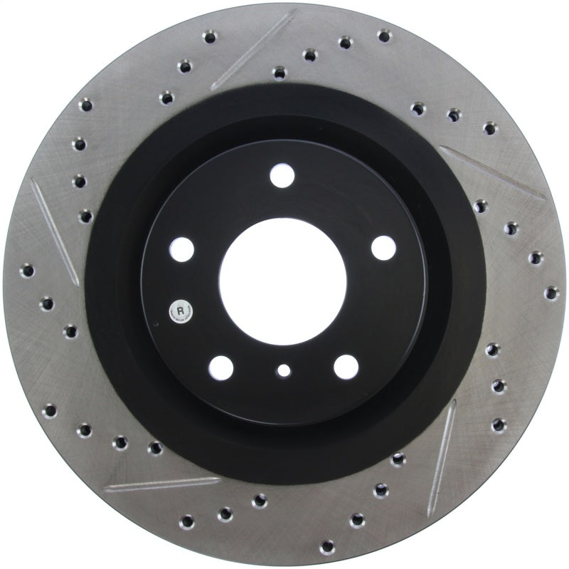 Stoptech 127.42080R 06-07 350Z / 05-07 G35 exp Sport/ 06-07 G35X SportStop Slotted & Drilled Front Right Rotor