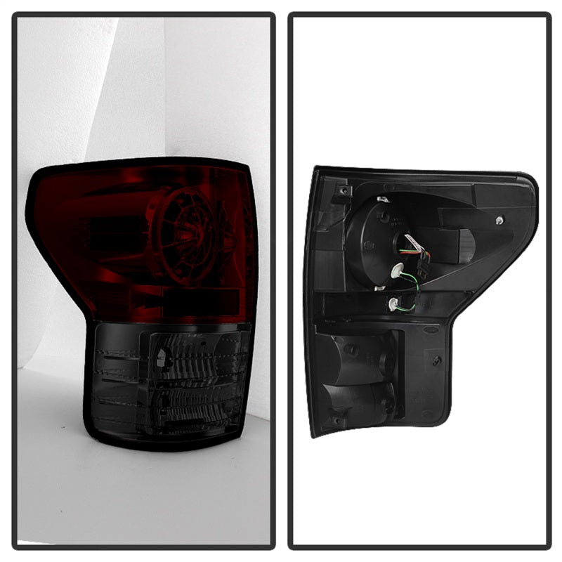 Spyder 5029614 fits Toyota 07-13 Tundra LED Tail lights Red Smoke ALT-YD-TTU07-