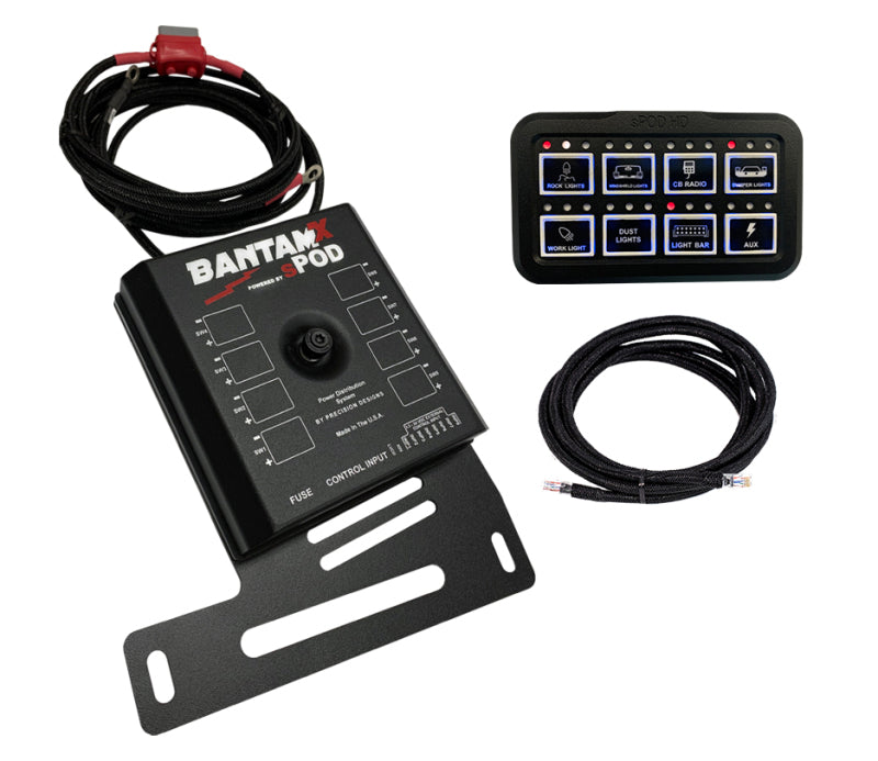 SPOD 870020 07-18 fits Jeep Wrangler JK BantamX HD