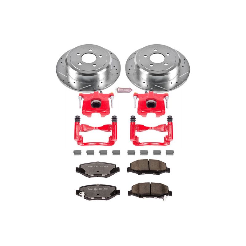 PowerStop fits Dodge 07-11 Nitro Rear Z36 Truck & Tow Brake Kit w/Calipers