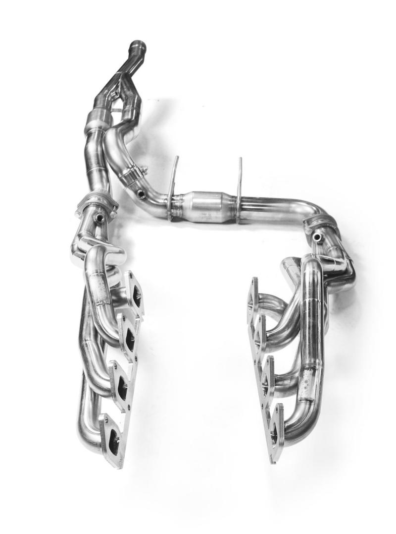 Kooks 1352H220 11-14 fits Ford Raptor SVT 1 3/4in x 3in SS Longtube Headers and 3in SS OEM Exhaust Catted Y Pipe