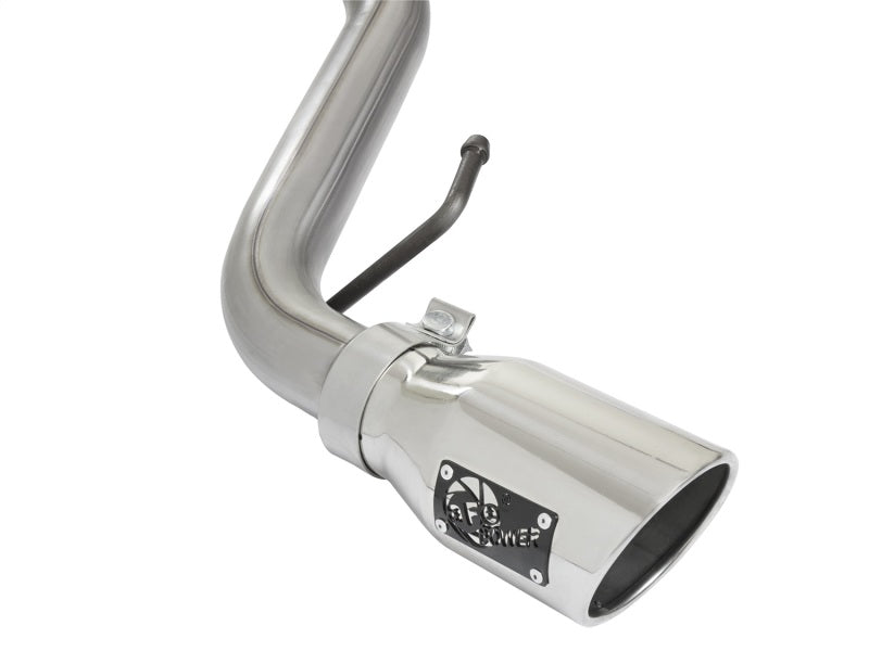 AFE 49-06039-P on 2-1/2in Alum Steel Cat-Back Exhaust w/ Polished Tips 07-17 fi