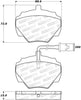 Stoptech 308.0518 Street Brake Pads - Front