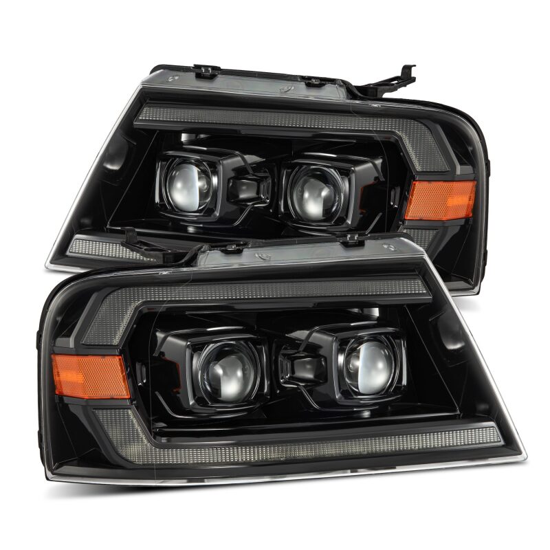 AlphaRex 880136 04-08 fits Ford F150 PRO-Series Projector Headlights Chrome w