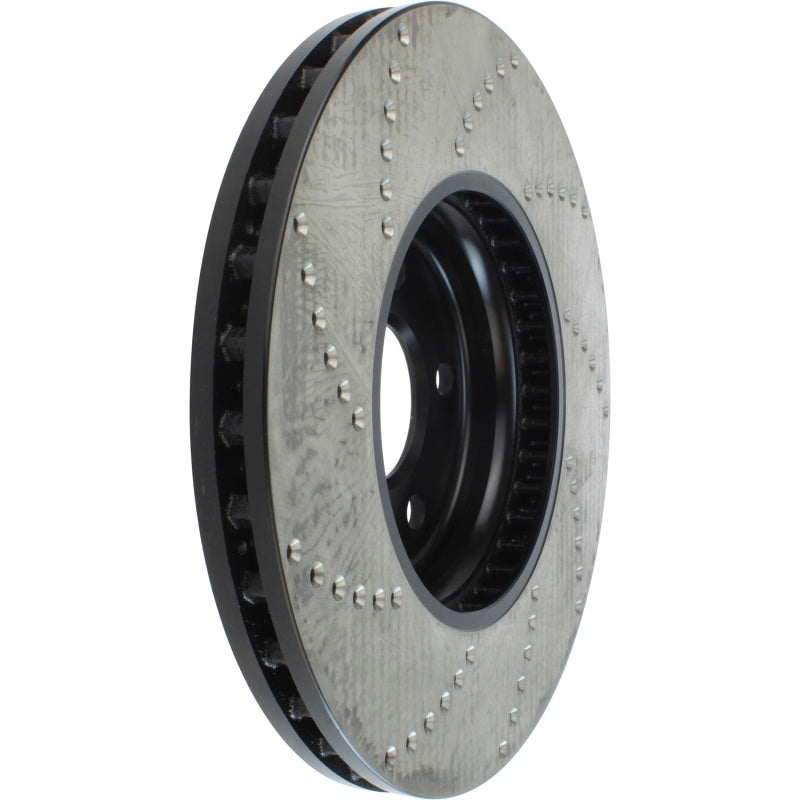 Stoptech 128.33123CL 08-11 Audi A5 Quattro / 09-12 Audi A4 Quattro Sport Cryo Drilled Left Front Rotor