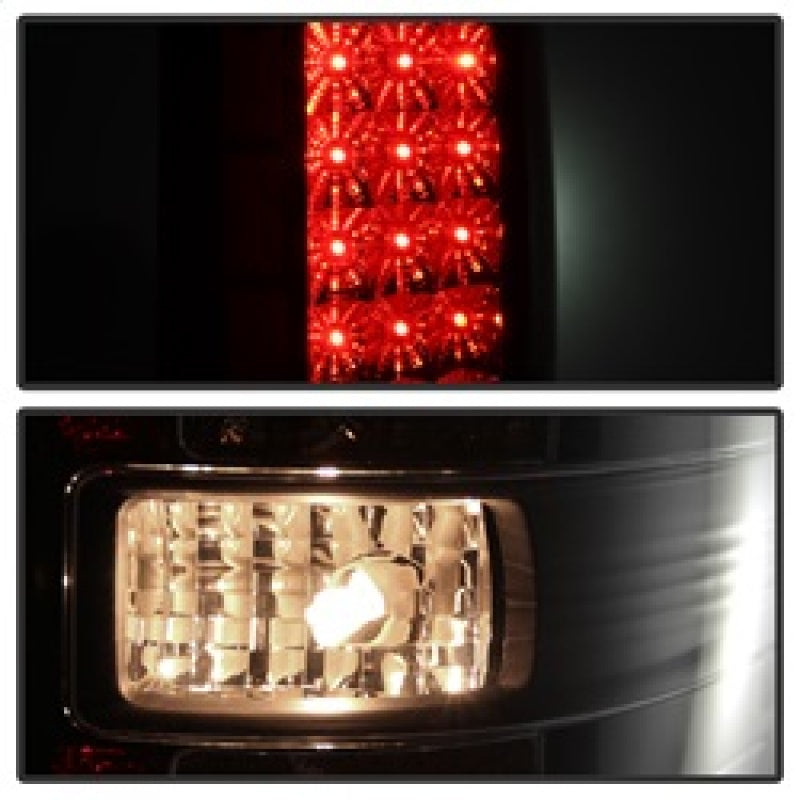 Spyder 5008374 fits Ford 09-14 F150 LED Tail Lights Black ALT-YD-FF15009-LED-BK