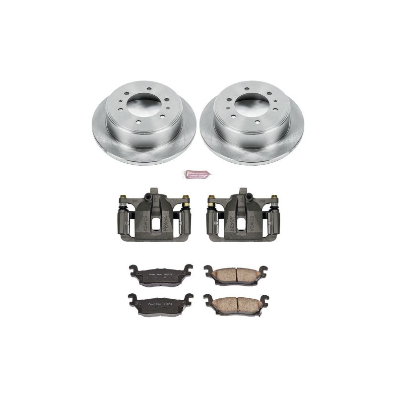 PowerStop KCOE3067 fits Hummer 06-10 H3 Rear Autospecialty Brake Kit w/Calipers