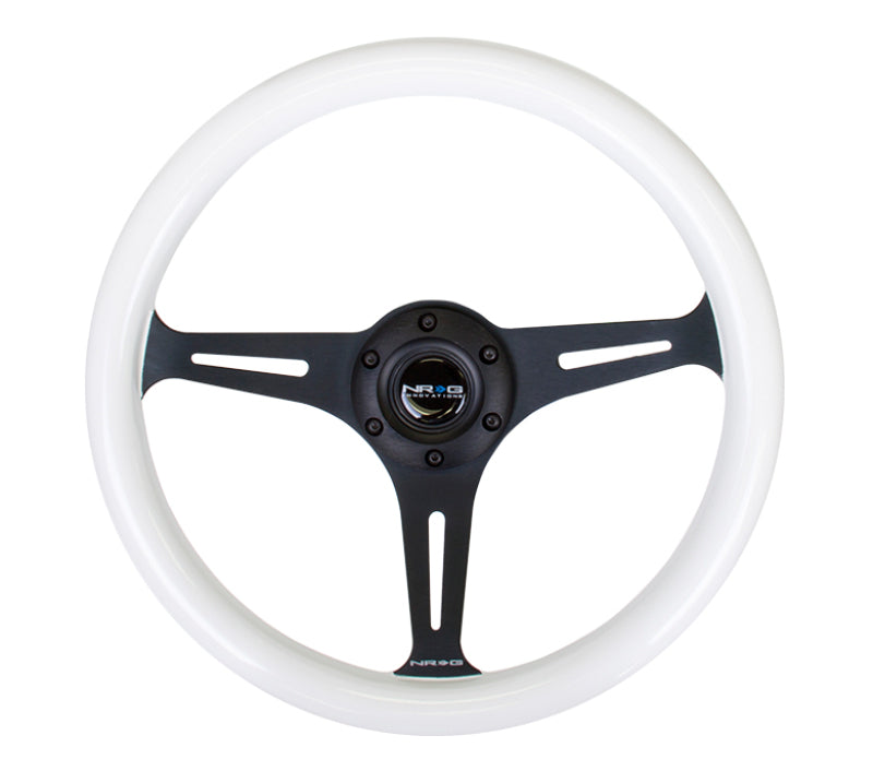NRG ST-015BK-GL ST-015BK-GL Classic Wood Grain Steering Wheel Glow-N-The-Dark