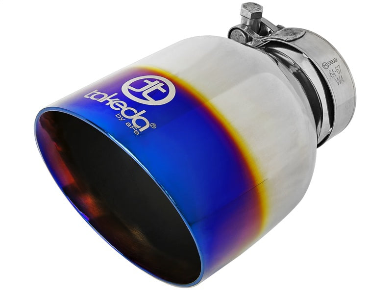 AFE 49T25454-L07 304 Stainless Steel Clamp-On Exhaust Tip 2.5in. Inlet / 4.5in