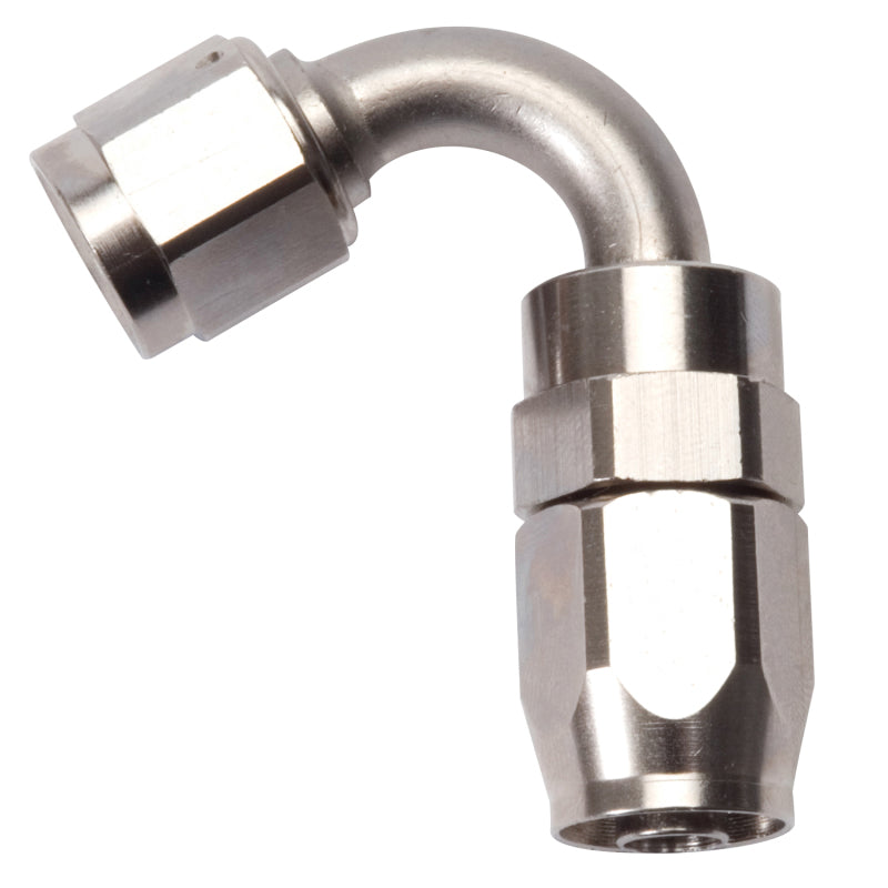 Russell 613401 Performance -6 AN Endura 120 Degree Full Flow Swivel Hose End (With 9/16in Radius)