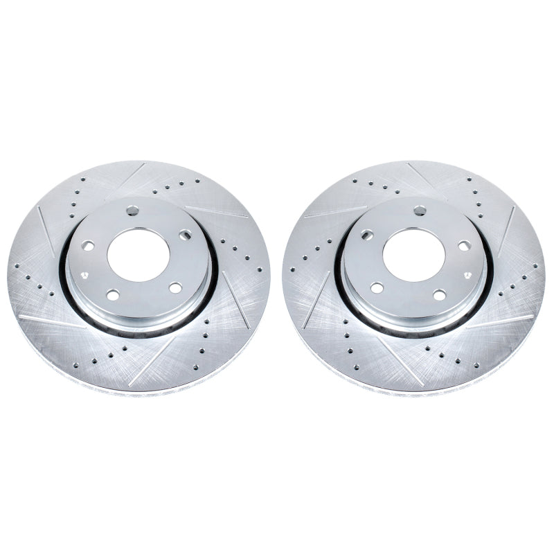 PowerStop fits Mazda 16-19 CX-5 Front Evolution Drilled & Slotted Rotors - Pair