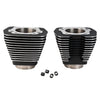 S&S Cycle 91-7710 84-99 BT 3-1/2in Bore Cylinders - Wrinkle Black
