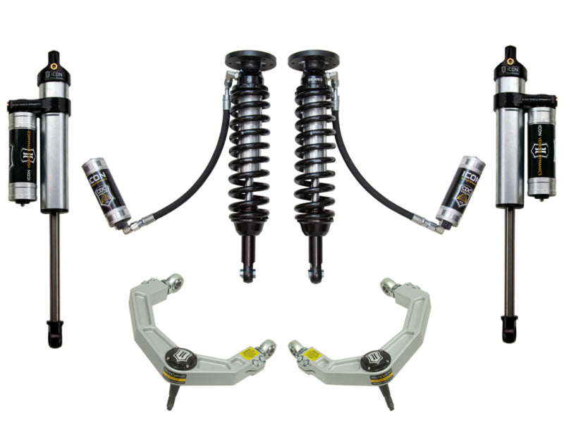 ICON K93013 fits Ford 09-13 F-150 2WD 1.75-2.63in Stage 4 Suspension System w/Billet Uca