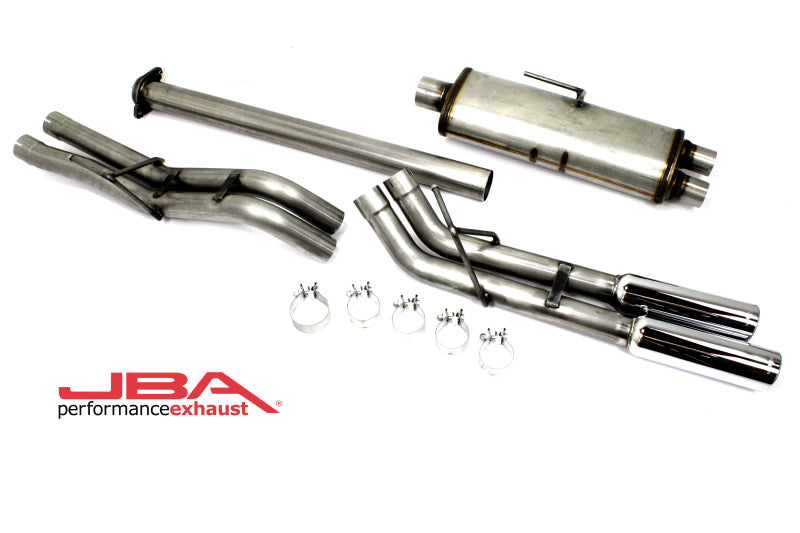 JBA 40-2539 15-20 fits Ford F-150 2.7L/3.5L/5.0L 409SS Pass Side Dual Exit Cat-Back Exhaust