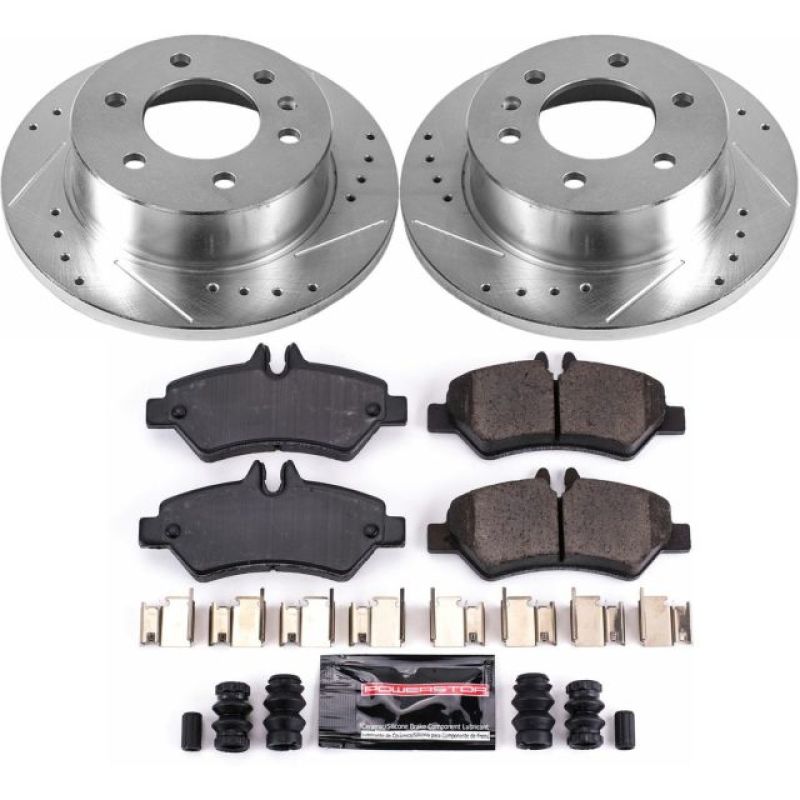 PowerStop fits Dodge 07-09 Sprinter 2500 Rear Z23 Evolution Sport Brake Kit