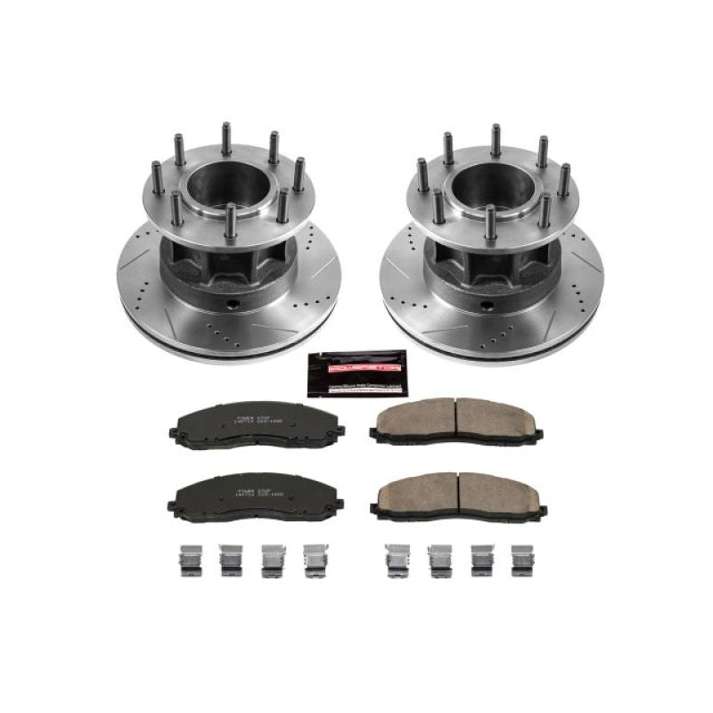 Power Stop K6823 13-16 fits Ford F-350 Super Duty Front Z23 Evolution Brake Kit
