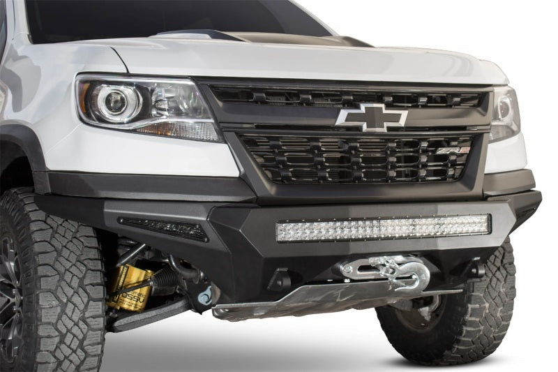 Addictive Desert Designs F371202740103 fits Chevy 17-18 Colorado Stealth Fighter Front Bumper w/ Winch Mount