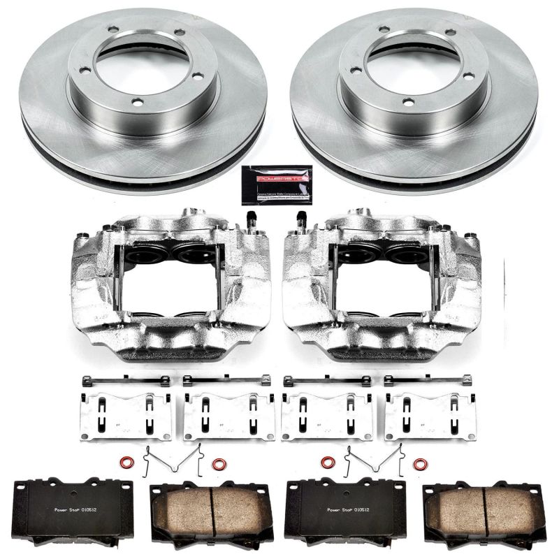 Power Stop KCOE1132A 03 fits Toyota Land Cruiser Front Autospecialty Kit w/Cals