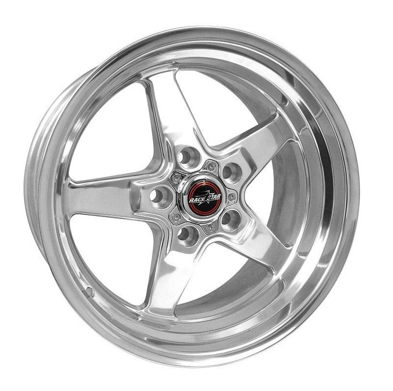 Race Star 92-795254DP 92 Drag Star 17x9.50 5x4.75bc 7.30bs Direct Drill Polished Wheel
