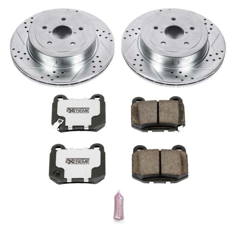 PowerStop K2913-26 05-07 fits Subaru Impreza Rear Z26 Street Warrior Brake Kit