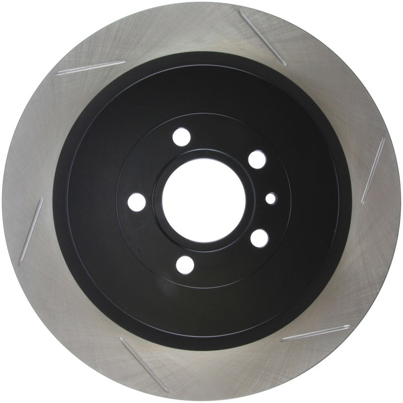 Stoptech 126.61105SL Premium High Carbon 13-14 Ford Mustang/Shelby GT500 Left Rear Disc Slotted Brake Rotor