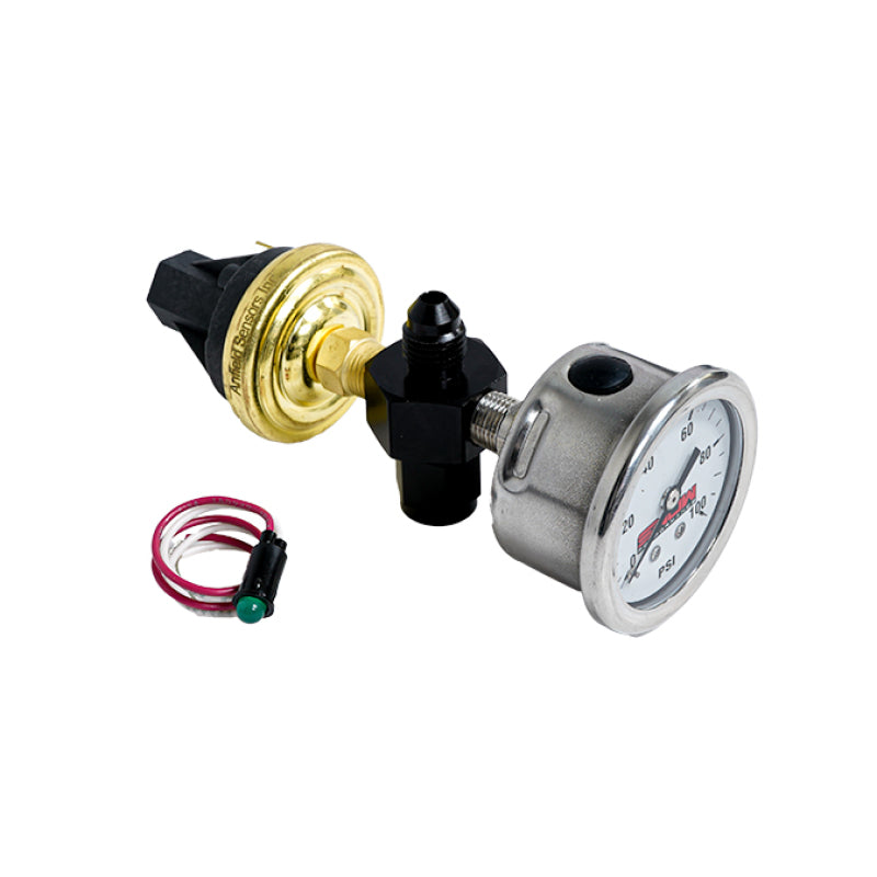 Snow Performance SNO-81083-BRD Low Pressure Safety Switch (Stainless Steel Braid