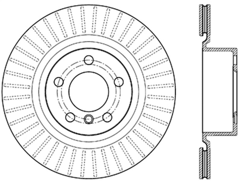 Stoptech 128.34139R Drilled Sport Brake Rotor