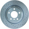 Stoptech 227.34080L Select Sport 07-13 fits BMW 335i Slotted & Drilled Vented Left Rear Brake Rotor