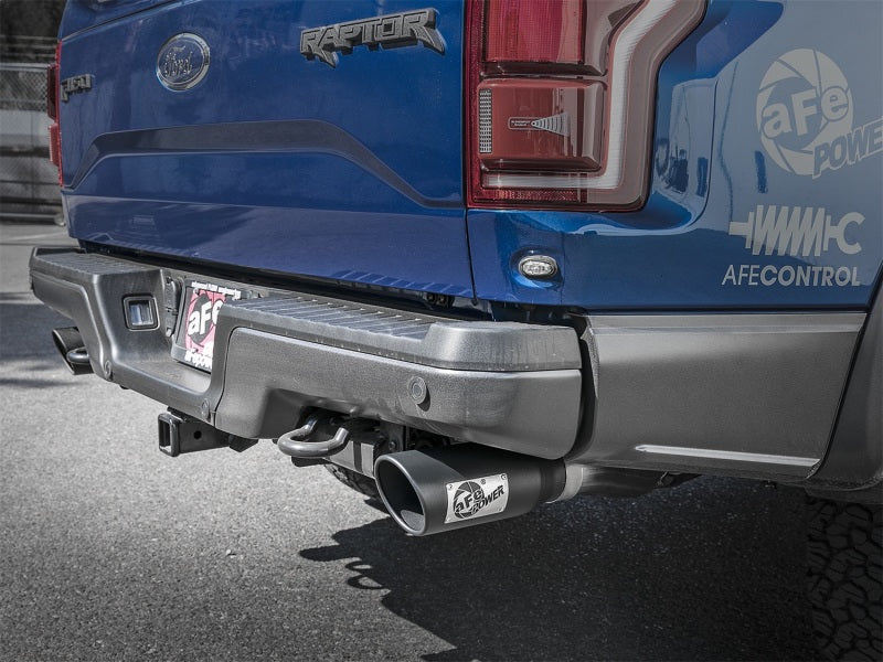 AFE 49-33094-B orce-Xp 3in to 3-1/2in 304 SS Cat-Back Exhaust w/Black Tip 17-18