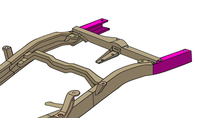 RustBuster RB7601R Raer Frame Section Right Side