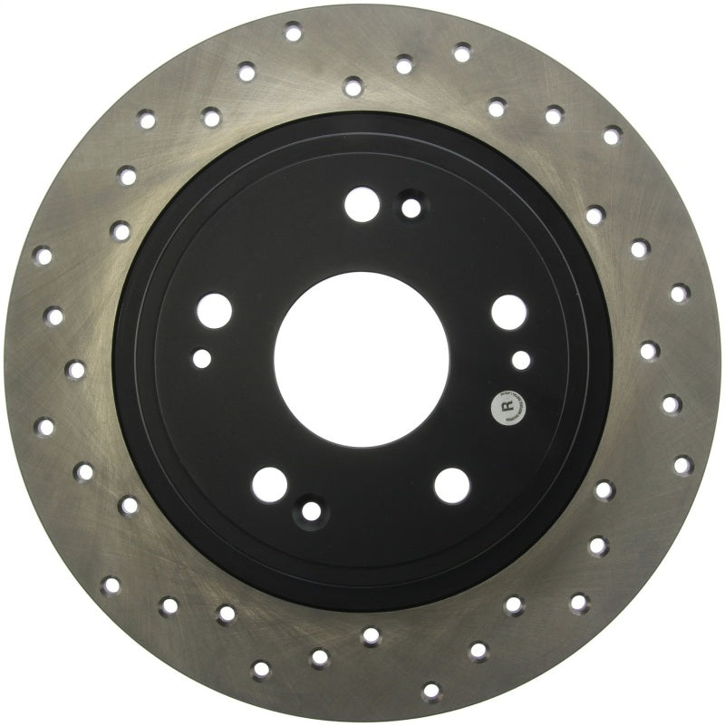 Stoptech 128.40068R Drilled Sport Brake Rotor