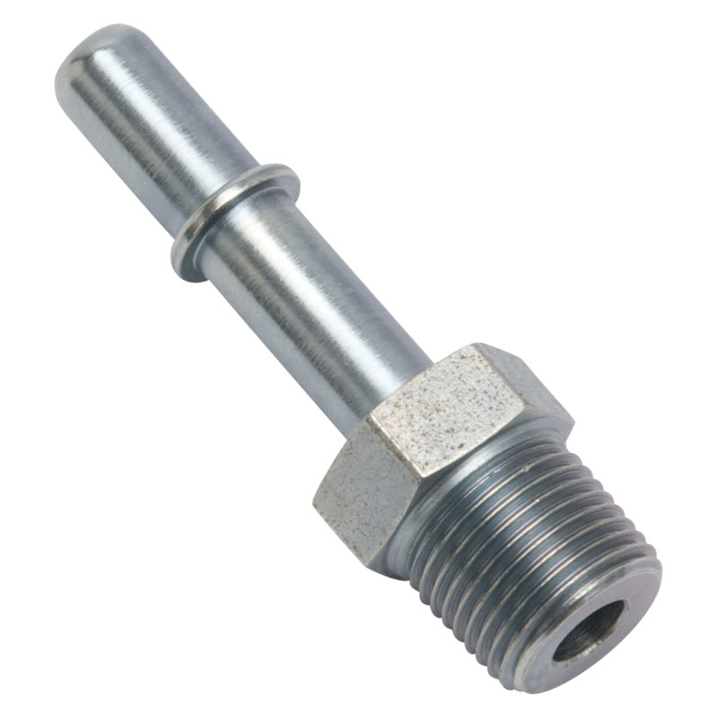 Russell 640690 Performance EFI Adapter Fitting 3/8 NPT MALE TO 3/8in SAE Quick Disc Male Zinc