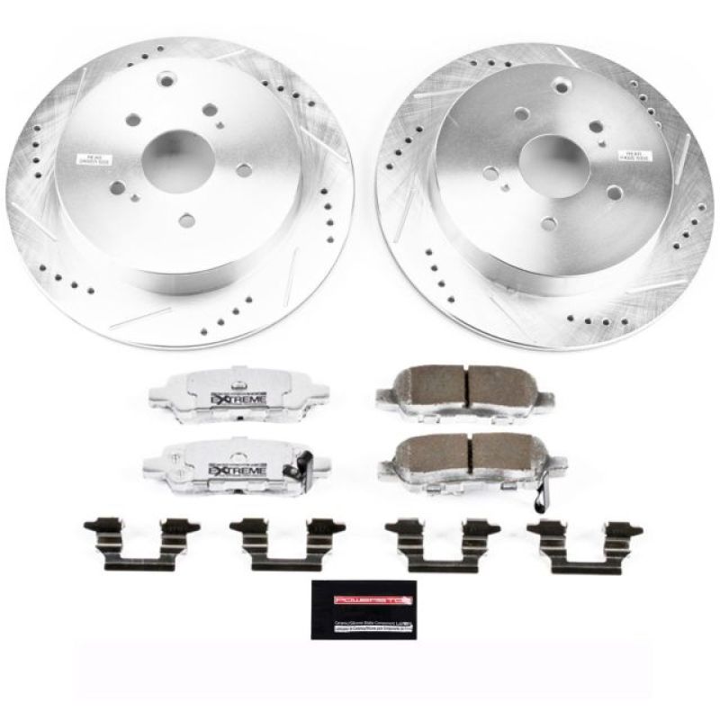 PowerStop K6100 26 09 fits Suzuki Grand Vitara Rear Z26 Street Warrior Brake Kit