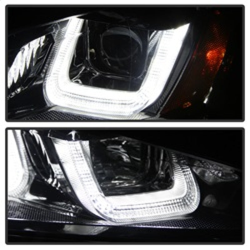 Spyder 5080578 fits Volkswagen 14-16 Golf VII Projector Headlights DRL LED Blk