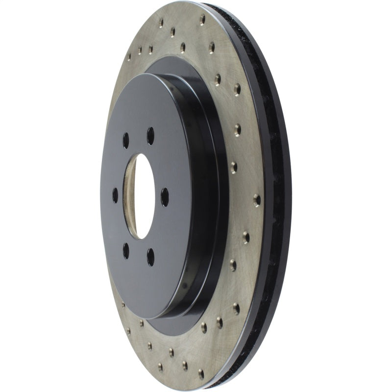 Stoptech 128.63037CL 92-02 Dodge Viper Drilled Rear Left Cryo Rotor
