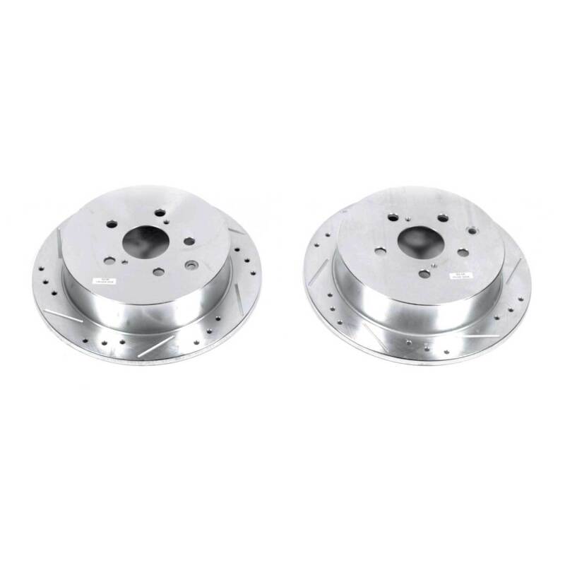 PowerStop fits Lexus 10-15 RX350 Rear Evolution Drilled & Slotted Rotors - Pair