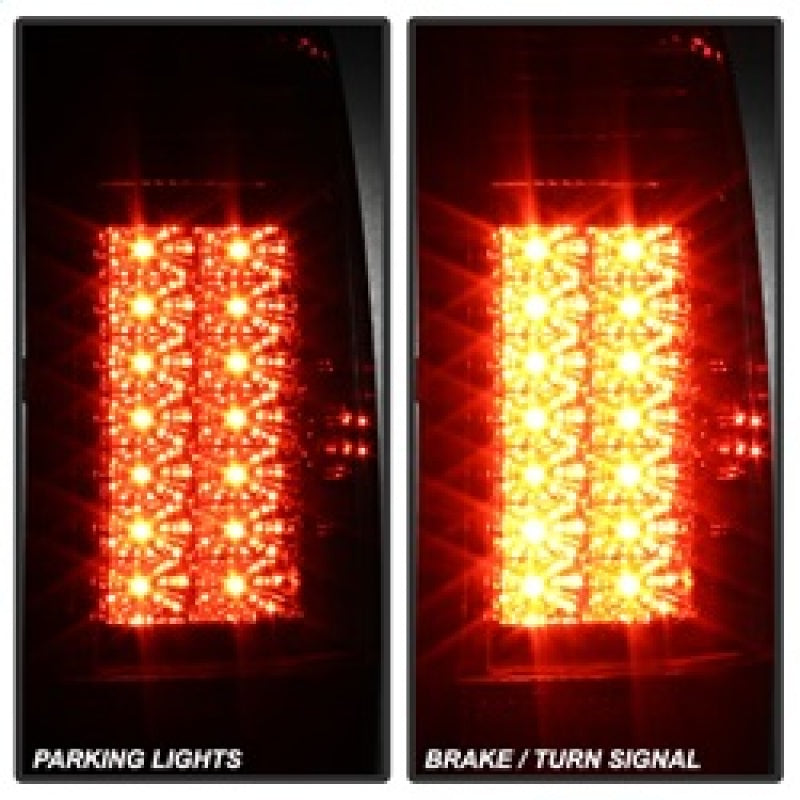 Spyder 5029195 fits Ford 08-15 Super Duty Version 2 LED Tail Lights Red Clear A