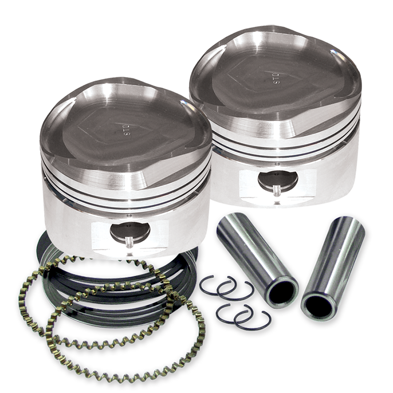 S&S Cycle 92-2046 84-99 BT 89in Low Compression Stroker Pistons - Standard