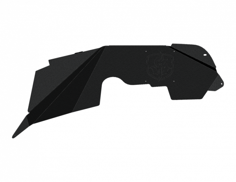 Road Armor 507LFFSB 07-16 fits Jeep Wrangler JK Stealth Front Fender Liner Body Armor - Raw