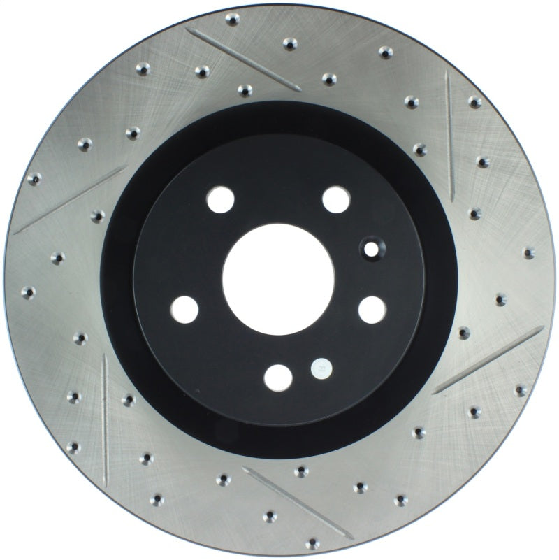 Stoptech 127.62124L Slotted & Drilled Sport Brake Rotor