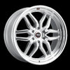 Weld S11471173425 Racing 17x11 Laguna Drag 5x127 ET44 BS4.25 Gloss Sil Mach DIA 78.1