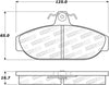 Stoptech 308.0565 Street Brake Pads - Front