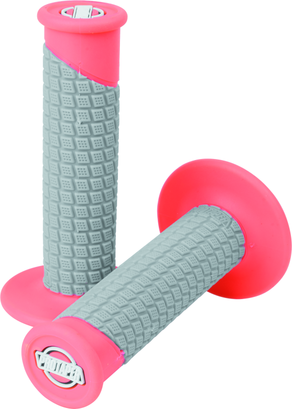 ProTaper 21676 Clamp-On Pillow Top Grips - Neon Red/Gray