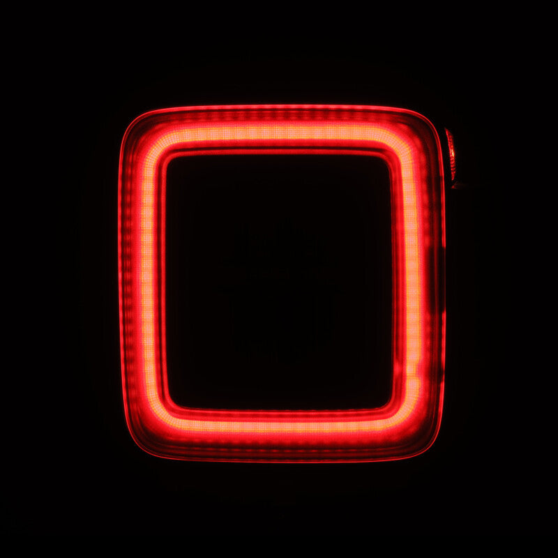 AlphaRex 602020 18-23 fits Jeep Wrangler JL NOVA Prismatic LED Taillights Bla